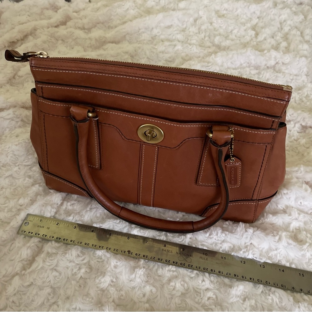 Coach leather handbag